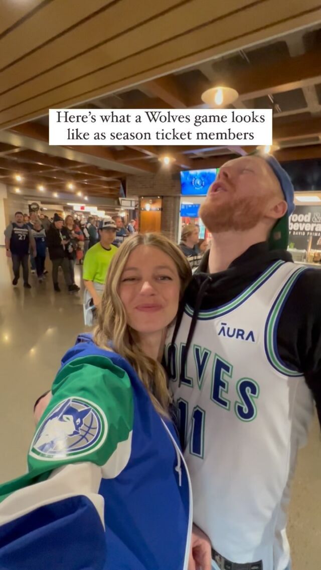 Sign up now for the 2024-2025 season and get priority access to playoff tickets for this season! 

We just signed up for our 3rd season as @timberwolves members and LOVE our Wolves date nights. Here’s some of the perks!

🏀 25% off all food, beverages, and team store merchandise 

🏀Access to member lounge with seating and its own bar (always minimal lines!)

🏀First access to playoff tickets 

🏀Exclusive events, giveaways, and more! 

#raisedbywolves #minnesota #timberwolves