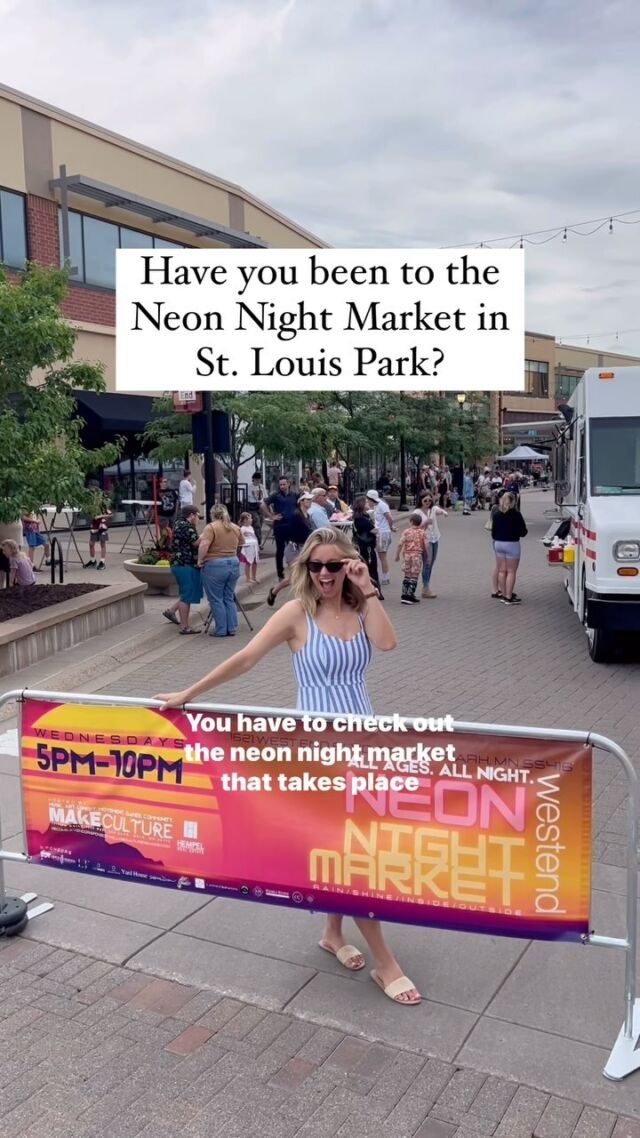 Free event every Wednesday this summer! 

@shopsatwestend hosts a night market every Wednesday this summer from 5 - 10 pm. Located in St. Louis Park! 

For the adults:
🎹 Dueling pianos (soooo entertaining!!)
🍺 Local brews to sip and stroll
🛍️ Market with local makers 
🧖🏼‍♀️ @haloasisminnesota mobile salt cave 
🍗 Food trucks 

For the kids:
🐴 Pony rides 
🏰 bounce house
🎨 face painting 

@lindseyranzau 

#lookaboutlindsey #minnesota
