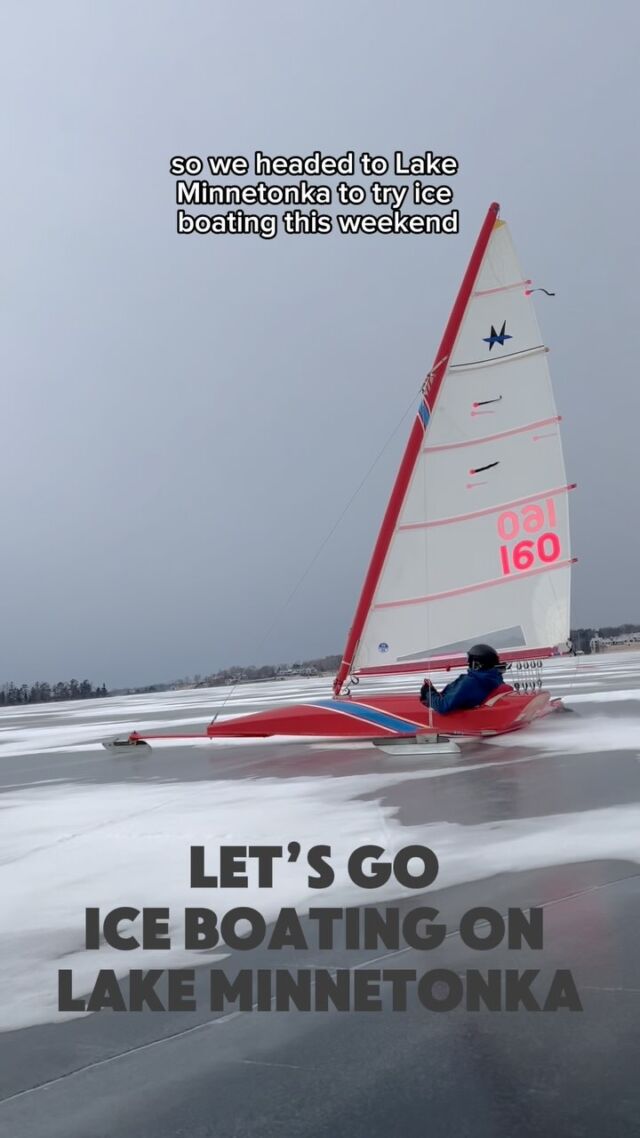 Here’s the details! 

@skybrothersparagliding is doing ice boat rides this winter on Lake Minnetonka in Wayzata! This might just be the coolest winter sport.

Book a 30 minute slot via @skybrothersparagliding Instagram. They will send you details on where to meet and what to wear. They have extra gear in case you need some! 

I wore winter boots, snowpants, layers, wind resistant winter jacket, insulated gloves, hand warmers, neck/face gaiter, ski helmet, and ski goggles. You will need it all - trust me! 

The ride is like a go kart on the ice. You go fast and the windchill will get you if you don’t have the proper gear! 

Have fun! 

#lookaboutlindsey #minnesota