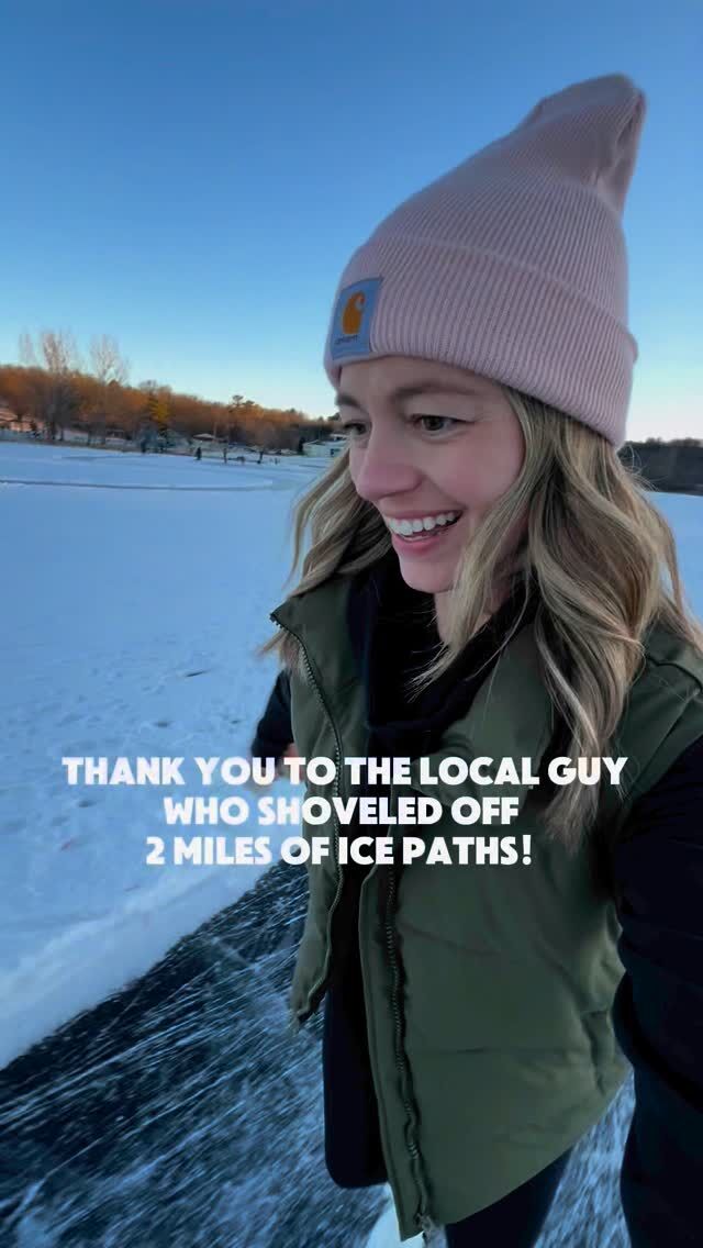 Such a fun way to skate around! 

📍Wirth Lake
Theodore With Park, Golden Valley MN 

No warming house or skate rentals, but a super fun community out there on the ice! 

#minnesota