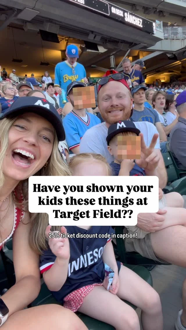 Our favorite gems at Target Field for kids! Have you been to them all?

The @twins are in town now through June 7, including kids day on Sunday!

Use code LINDSEY25 for 25% off tickets. #MNTwins #TwinsPartner
