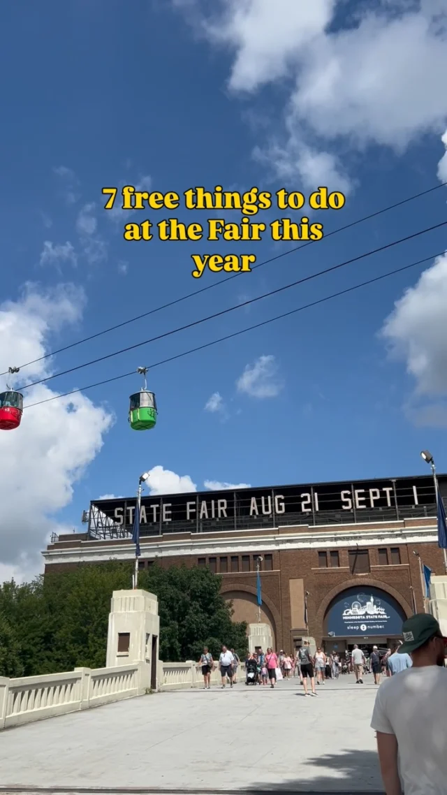 Here’s where to find each one!

1. Meet Minnesota State Fair mascots Fairborne and Fairchild at the visitor’s plaza every day at 11 am and 4 pm

2. Get free water or fill your water bottle at the Culligan Hydration Station at the corner of Cosgrove St and Dan Patch Ave (plus learn about their exclusive Fair deals!)

3. Timberworks lumberjack show is at the North Woods stage every day at 12 pm, 3 pm, 5:30 pm, and 7 pm

4. The Crop Art Exhibit is open every day from 9 am - 9 pm in the Agriculture and Horticulture Building

5. View native fish at the MN DNR fish pond at Nelson St and Judson Ave

6. Watch live butter head sculptures of Princess Kay of the Milky Way contestants in the Dairy Building

7. Catch live music (our favorite is the stage at Dino’s Gyros, they always have fun bands!)

#ad @culligannation #CulliganHydrationStation #CulliganAtTheFair
#WaterMNLoves