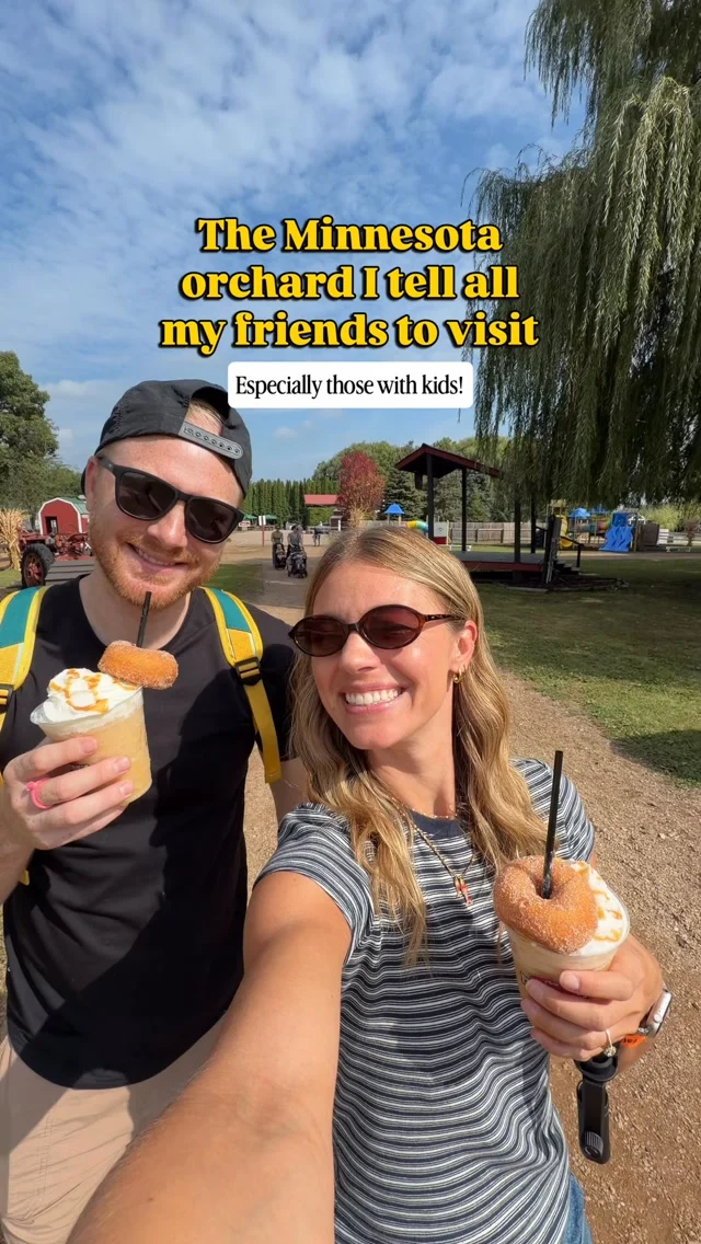 #ad We’ve been coming to @minnesotaharvest for years and are convinced it’s the best place to bring the whole family.

Comment ORCHARD to get my 10% off discount code sent your way!

Here’s our highlights!
🚜 New this year: Tractor pull
🌽 Corn pits
🌳 Multiple wagon rides
🍎 Apple picking
🟡 Paintball
🍏 Apple cannons
🍩 On-site food and drinks
🚜 Pedal tractors
🌽 Corn maze
🐐 Animals
⛏️ Gold-mining
🛝 Playground and farm slides
🏀 Basketball
🎃 Jumping pads
🪢 Ropes course