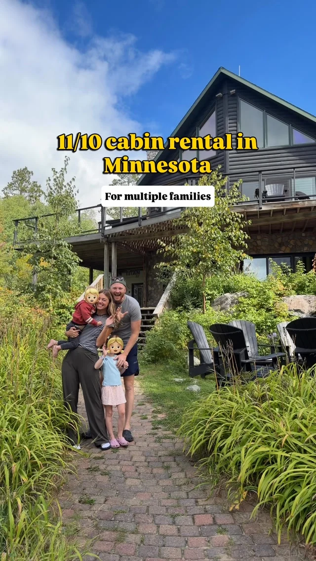 Bookings are still open for Summer 2027! 

📍Back Bay Lodge at @whiteeagle_lakevermilion 

This Minnesota cabin is located off the main resort for extra quiet and seclusion. It has 7 beds, 4 baths, and sleeps 14. Perfect for large groups or multiple families! We love it here! 

Favorite amenities are the game room, sauna, hot tub, beach with kayaks for both adults and kids, and boat rental.