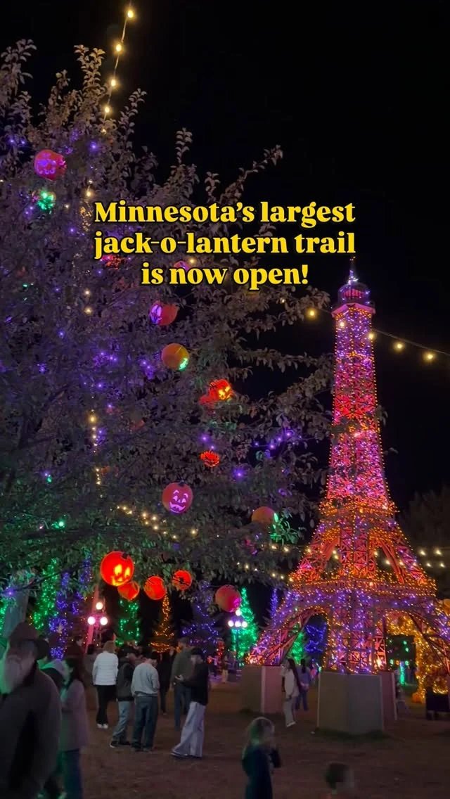 This trail is HUGE! Footage is from last year and our 1 and 4 year old loved it. Super kid friendly. 

@greatpumpkintrail is located at @pinehavenfarm in Wyoming, Minnesota which is about 45 minutes north of the Twin Cities. 

Open select dates until November 1st. Buy tickets in advance!